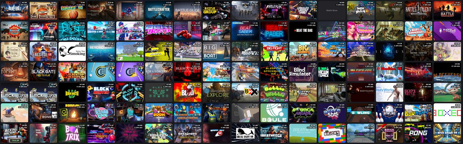 Kho 30+ game VR cài sẵn trên Quest 3S